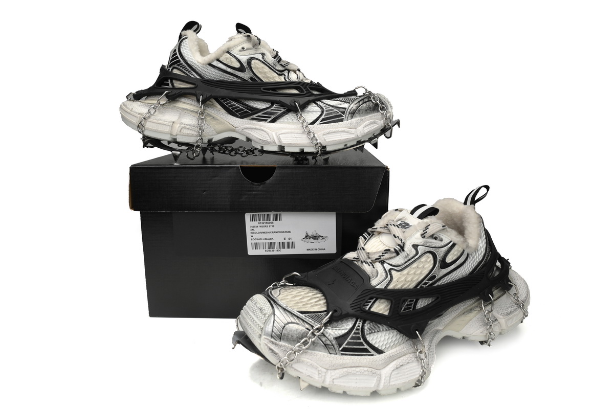 Balenciaga 3XL Sneaker Panda Ice Velvet  734734 W3XL2 9710 