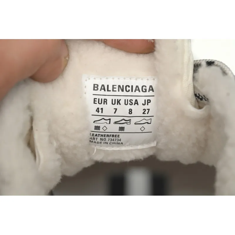 Balenciaga 3XL Sneaker Panda Ice Velvet  734734 W3XL2 9710 