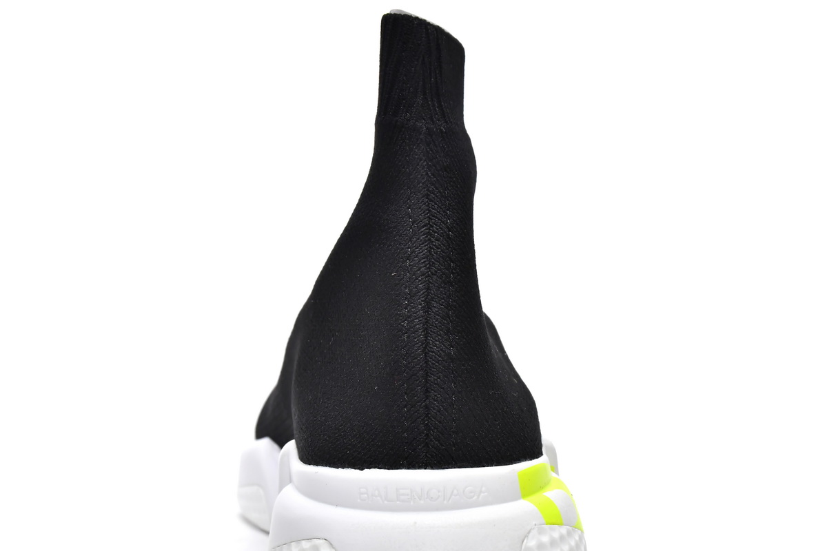 Balenciaga Graffiti Speed Black Fluo Green (Women's) 605942W05GY1935 