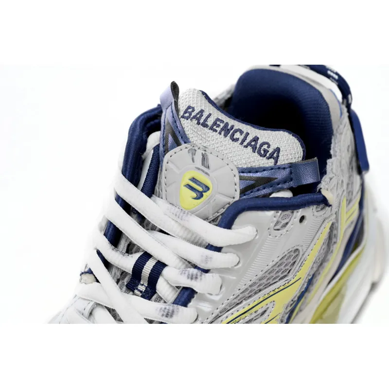 Balenciaga Runner Bai Huang Lan 677402 W3RB5 9174 