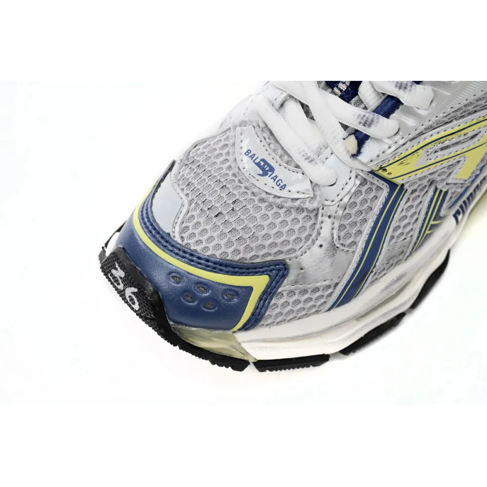 Balenciaga Runner Bai Huang Lan 677402 W3RB5 9174 