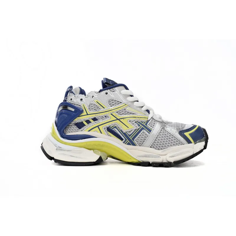 Balenciaga Runner Bai Huang Lan 677402 W3RB5 9174 