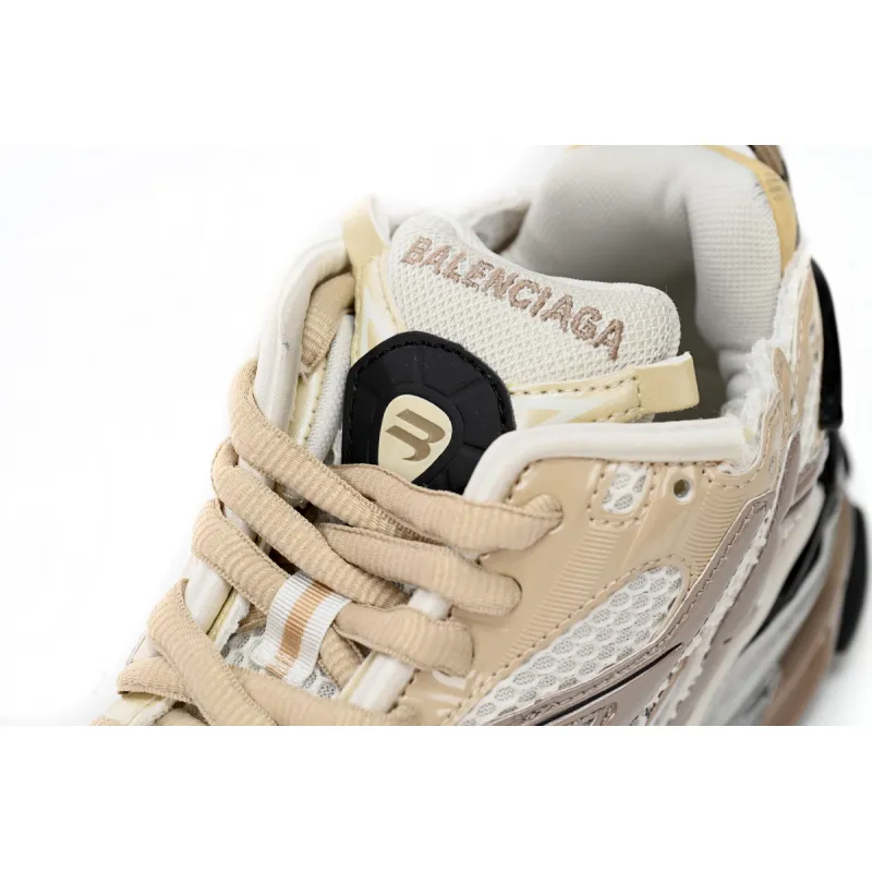 Balenciaga Runner Beige Black White  677403 W3RB3 9891