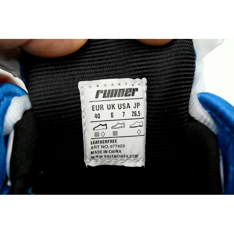 Balenciaga Runner Blue White (Women's) 677402W3RB34912