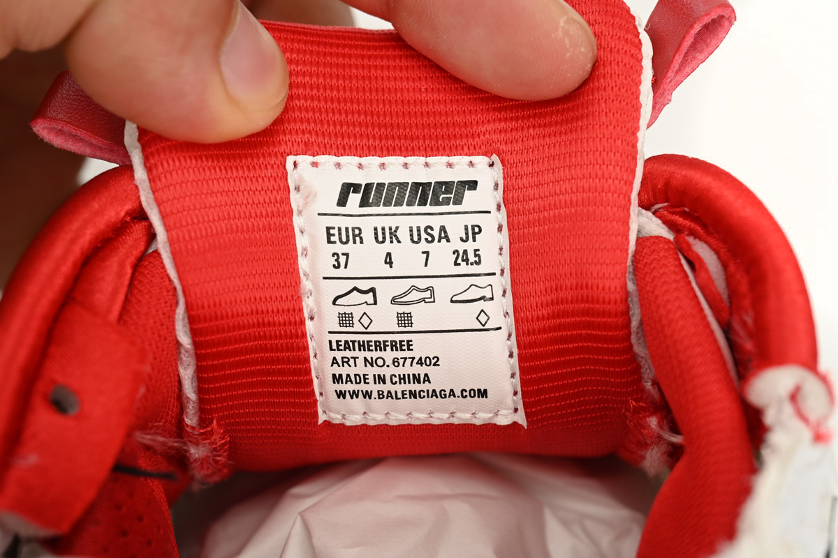 Balenciaga Runner Blue White Red  677402 W3RB2 9060