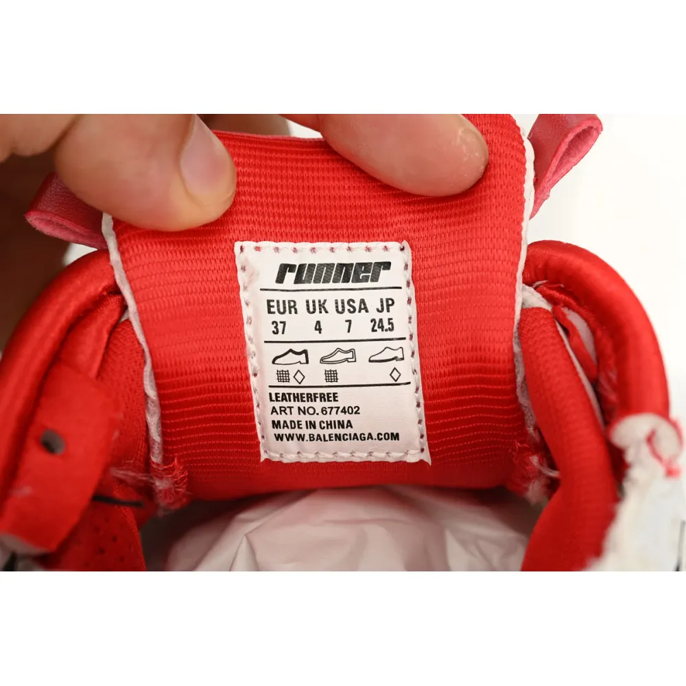Balenciaga Runner Blue White Red  677402 W3RB2 9060