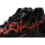 Balenciaga Runner Graffiti Black Red 677403W3RBQ1060