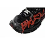 Balenciaga Runner Graffiti Black Red 677403W3RBQ1060