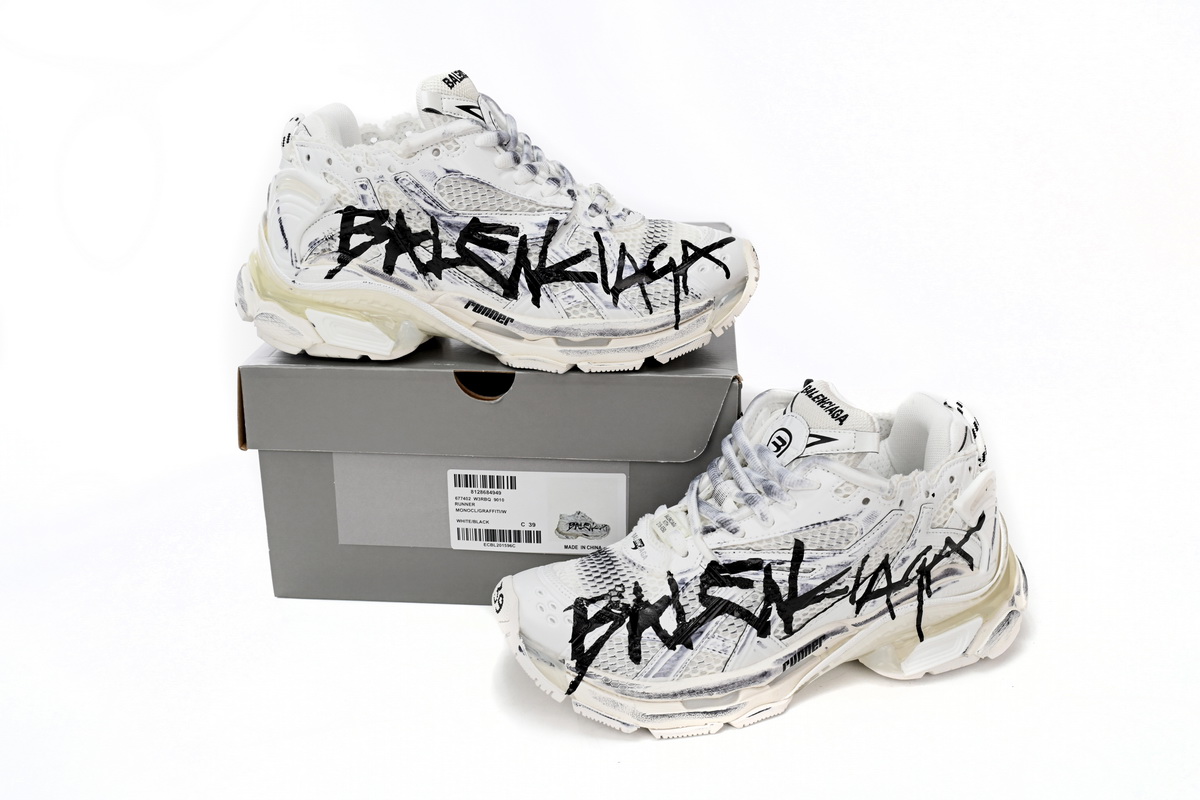 Balenciaga Runner Graffiti White (Women's)  677402 W3RBQ 9010