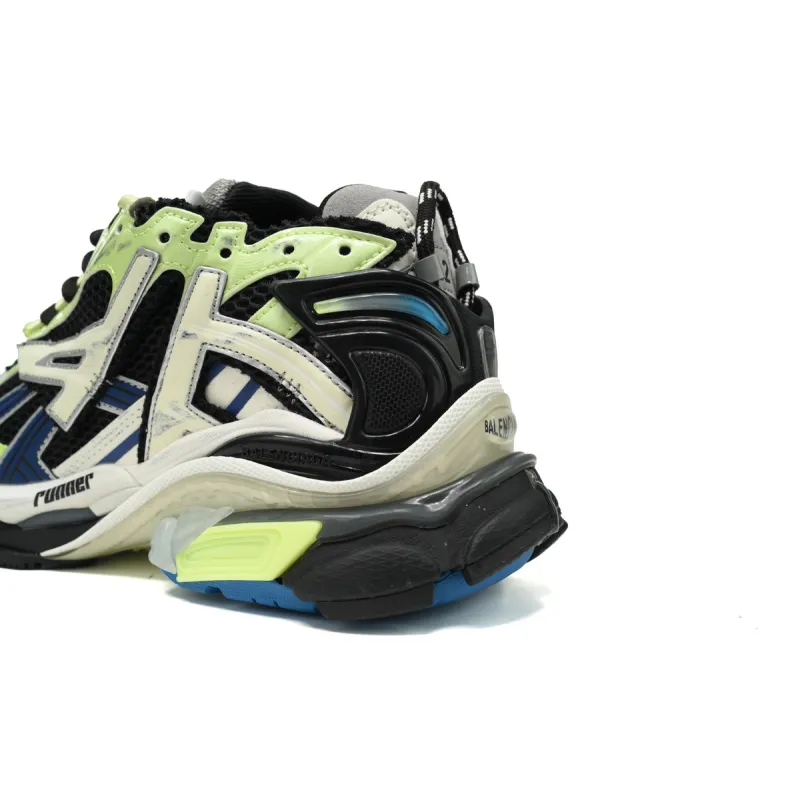 Balenciaga Runner Green Blue Black Grey 677403W3RB55179