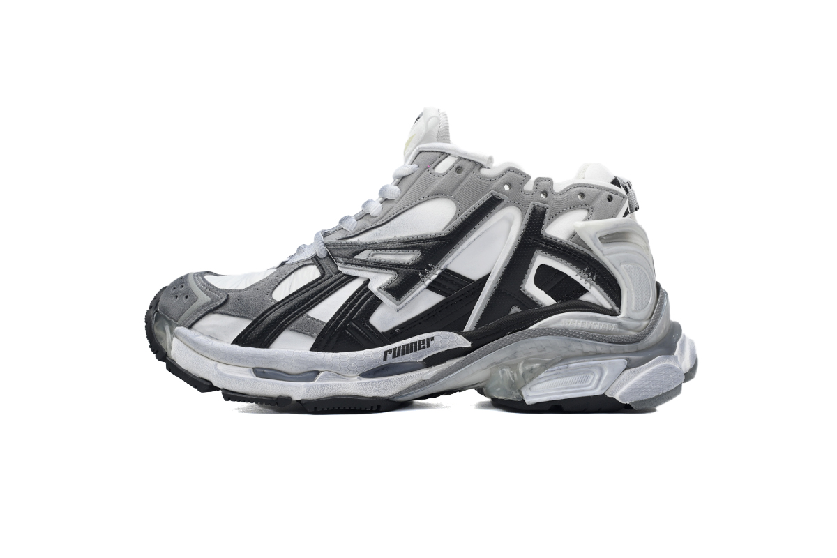Balenciaga Runner Grey White Black 772774W3RNY9012