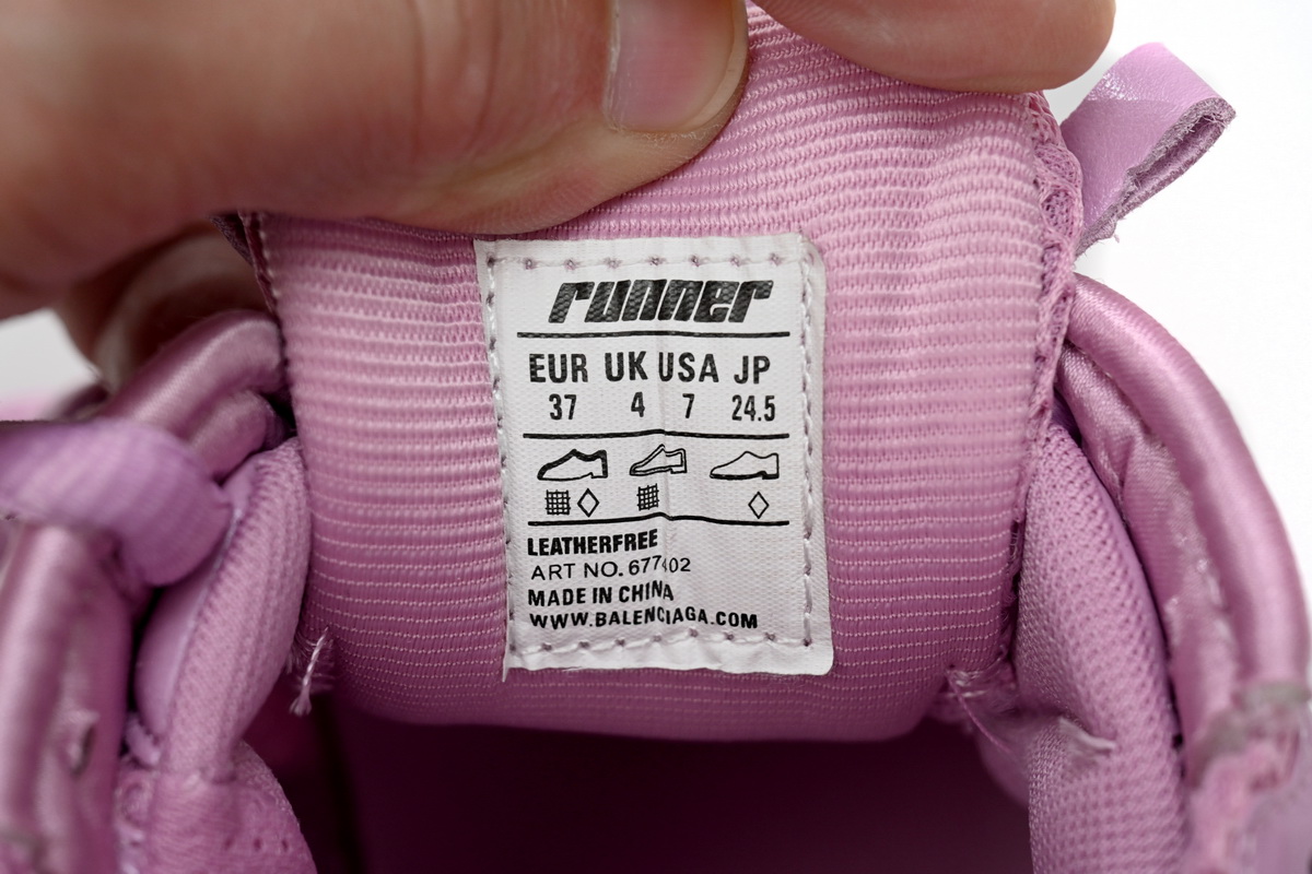 Balenciaga Runner Pink (Women's) 677402 W3RB1 5000 