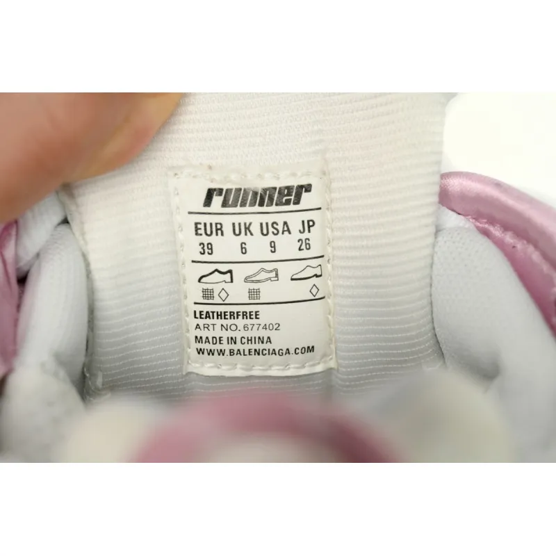 Balenciaga Runner Pink White 677403W3RB39059