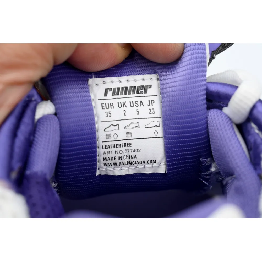 Balenciaga Runner Purple Grey (Women's)  677402 W3RB2 5901