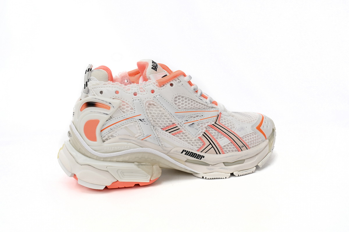 Balenciaga Runner Trainer Fluo Orange 677403W3RBM9770