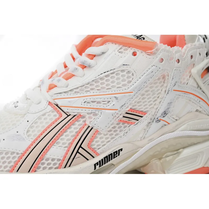 Balenciaga Runner Trainer Fluo Orange 677403W3RBM9770