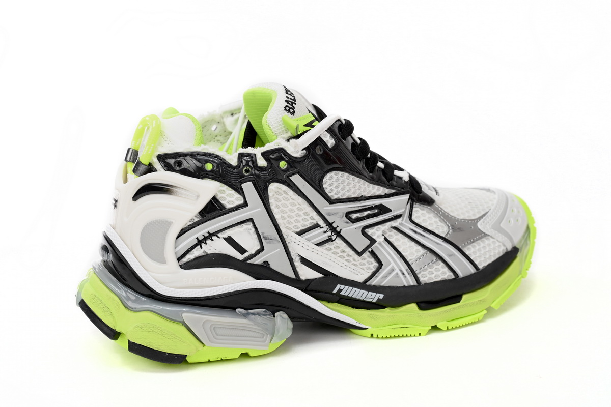 Balenciaga Runner White Neon Yellow 677403W3RBP1093