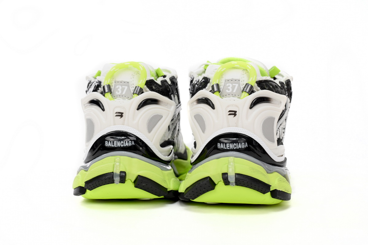 Balenciaga Runner White Neon Yellow 677403W3RBP1093