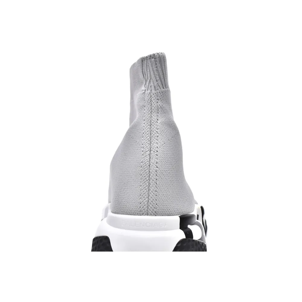 Balenciaga Speed 2.0 Graffiti Recycled Knit Grey White 617239W2DD41991