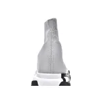 Balenciaga Speed 2.0 Graffiti Recycled Knit Grey White 617239W2DD41991