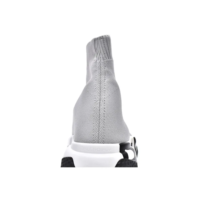 Balenciaga Speed 2.0 Graffiti Recycled Knit Grey White 617239W2DD41991