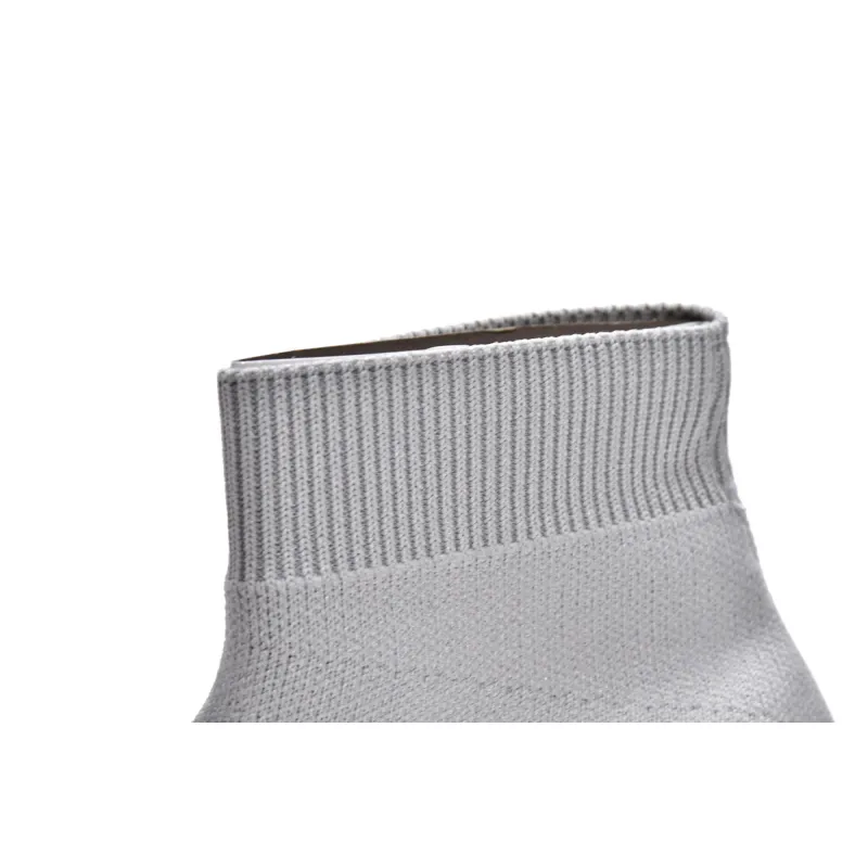 Balenciaga Speed 2.0 Graffiti Recycled Knit Grey White 617239W2DD41991