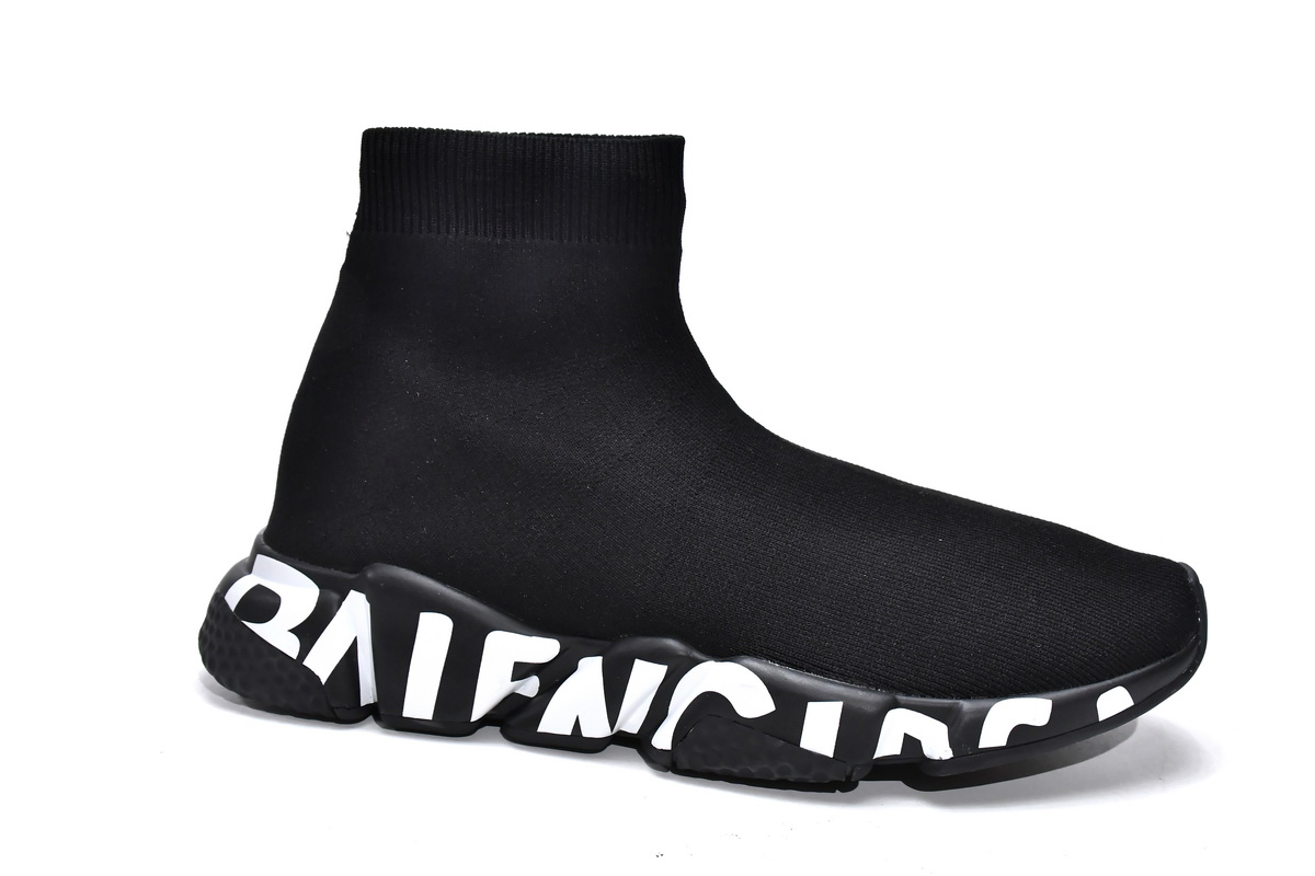 Balenciaga Speed Graffiti Trainers Black 605972W05GE1006