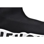 Balenciaga Speed Graffiti Trainers Black White 605972W05GE1015