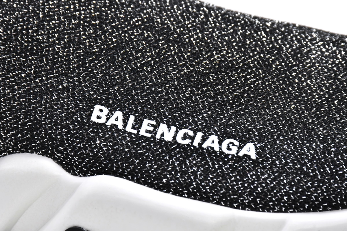 Balenciaga Speed Trainer Black Glitter (Women's) 593698W1V911891