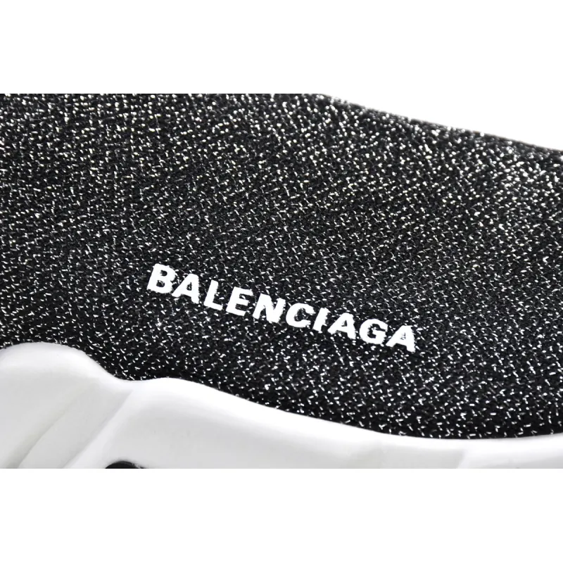Balenciaga Speed Trainer Black Glitter (Women's) 593698W1V911891