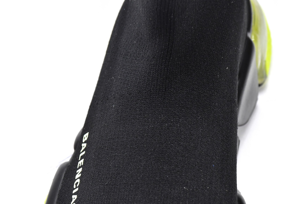 Balenciaga Speed Clear Sole Yellow Fluo (Women's)  607543W05GJ1048