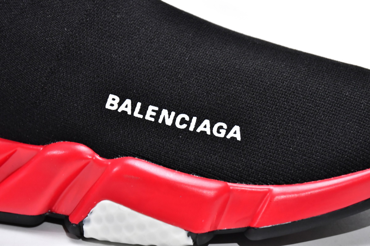 Balenciaga Speed Trainer Black Red 607544W05GH1038