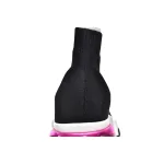 Balenciaga Speed Trainer Clear Sole Black Red (Women's) 607543W2DB61014 
