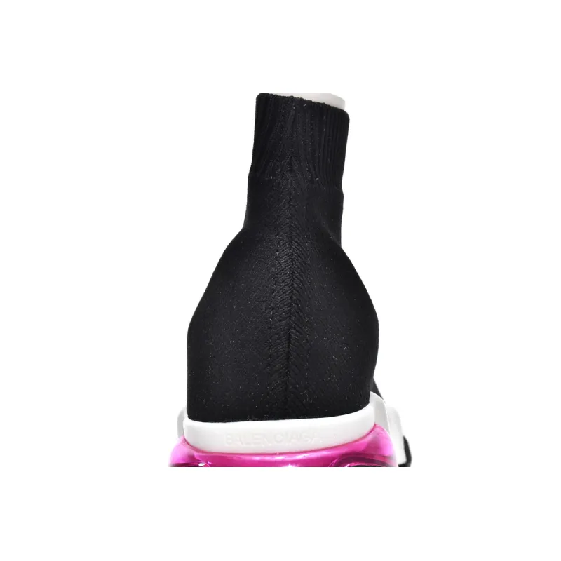 Balenciaga Speed Trainer Clear Sole Black Red (Women's) 607543W2DB61014 
