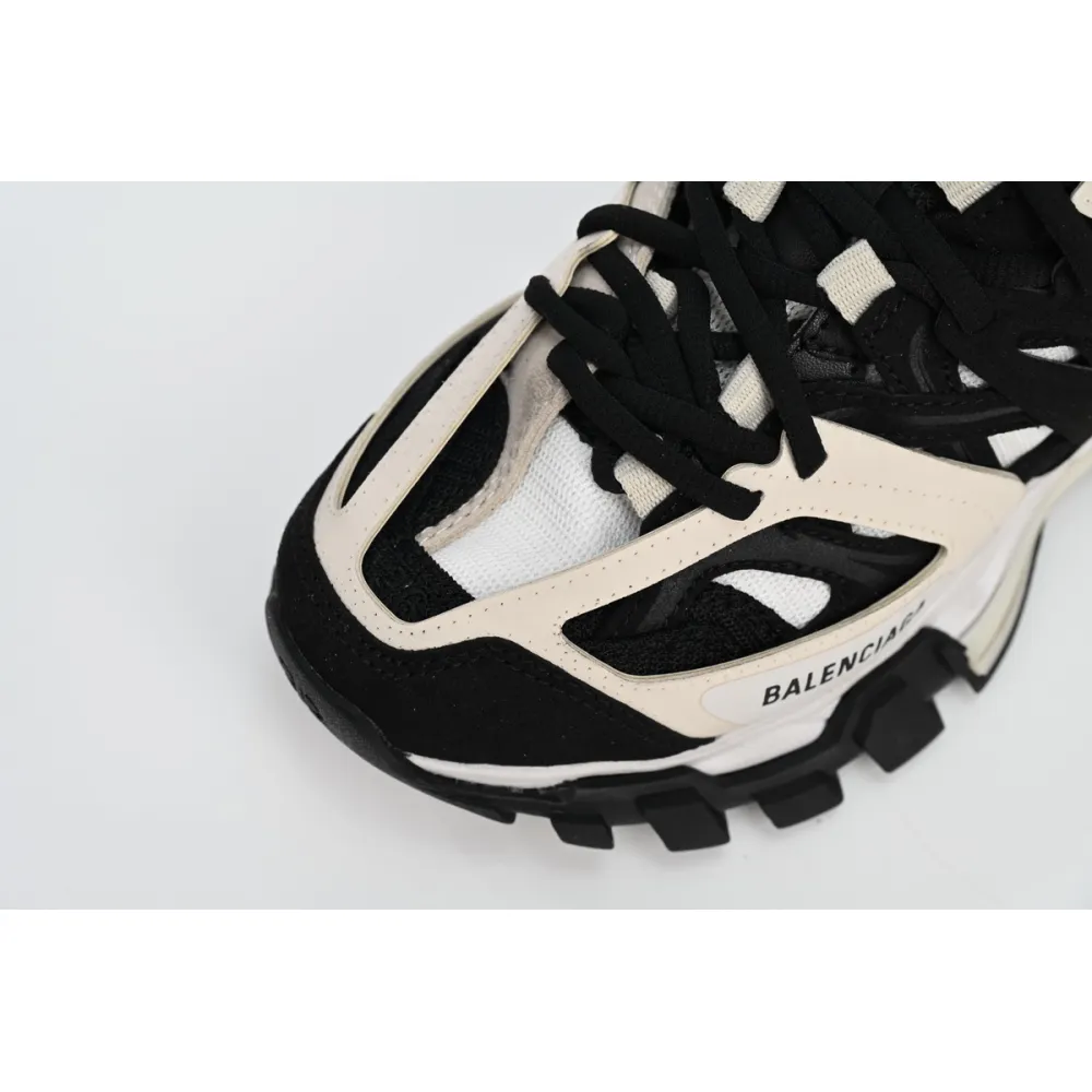 Balenciaga Tess S.Black Rice White Black  542436 W3SU5 9791