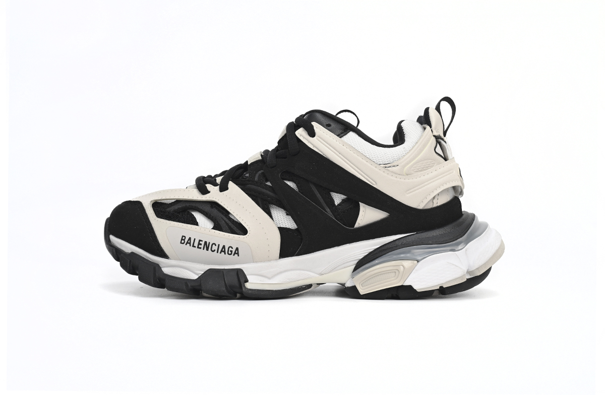 Balenciaga Tess S.Black Rice White Black  542436 W3SU5 9791