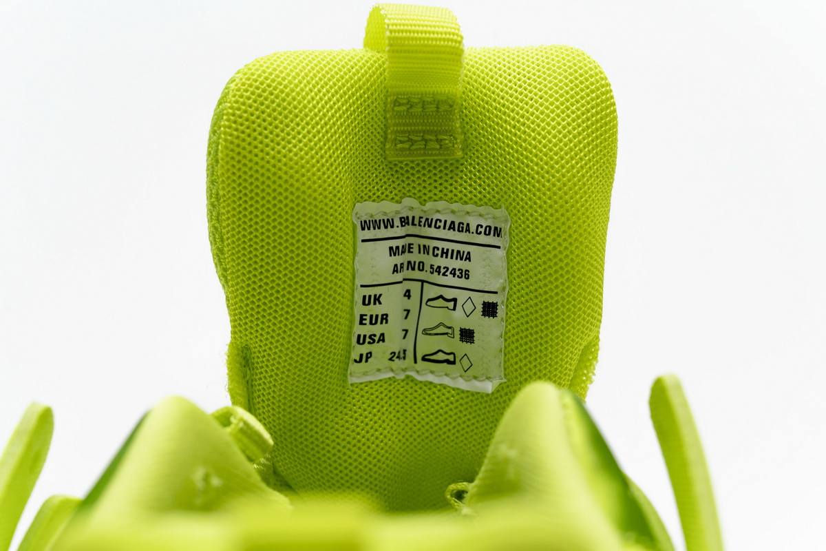 Balenciaga Tess S.Fluorescent Yellow 542436 W1GB7 2014 