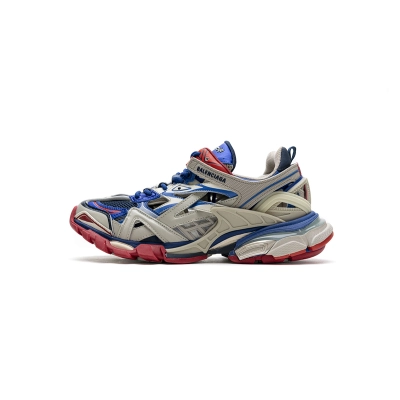 Balenciaga Track.2 Beige Blue Red (Women's)  570391 W2GN2 8570 01