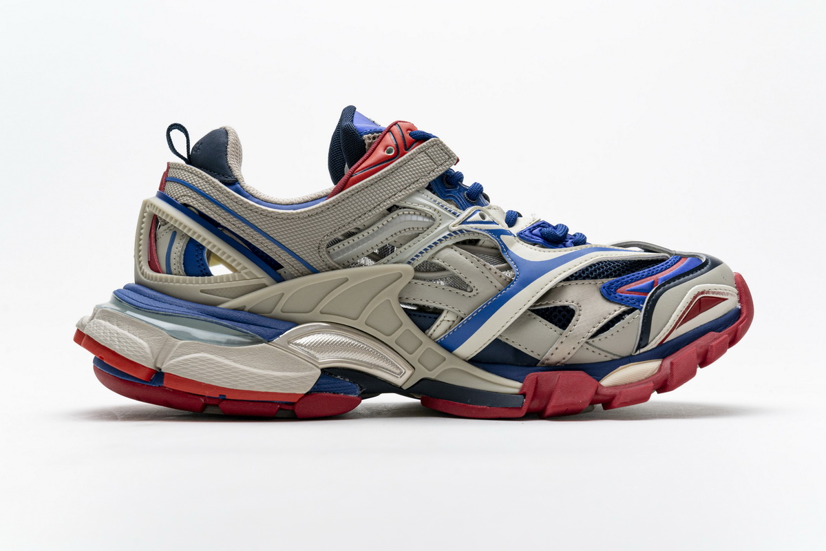 Balenciaga Track.2 Beige Blue Red (Women's)  570391 W2GN2 8570