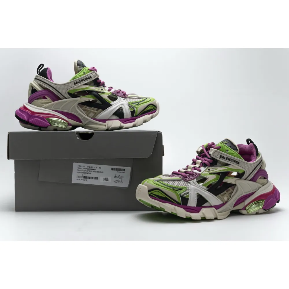 Balenciaga Track.2 Pink Green  568615 W2GN3 9199