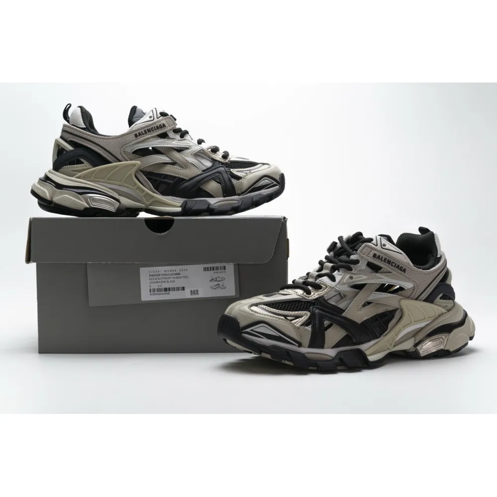 Balenciaga Track 2 Sneaker Champagne Black 570391 W2GN9 2009