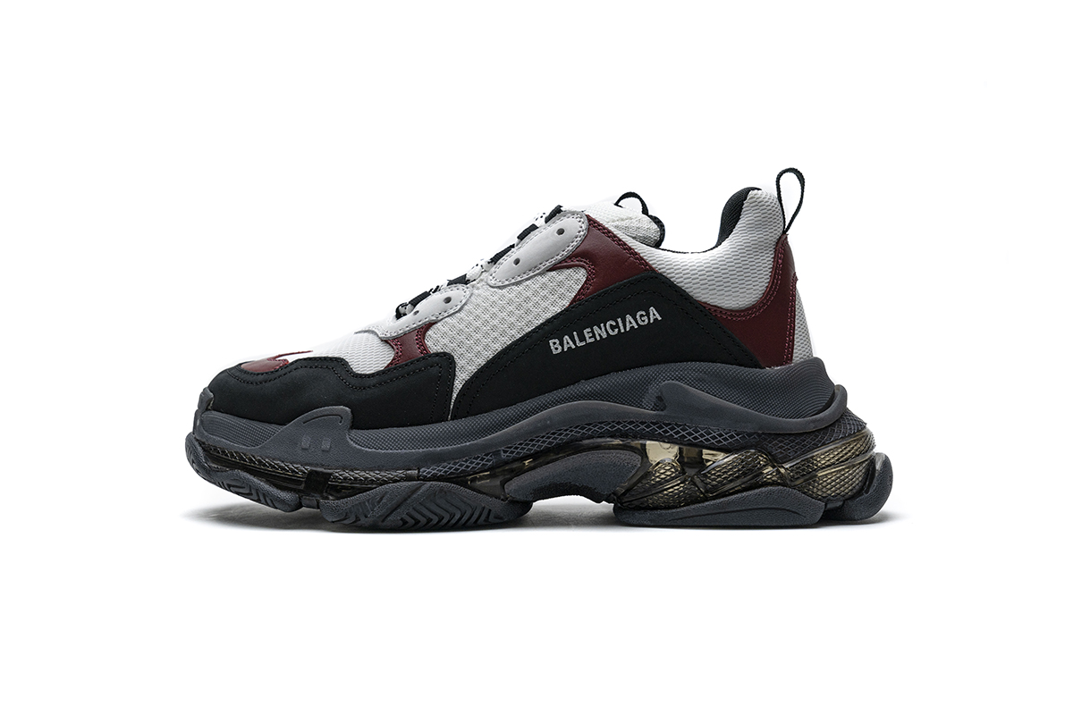 Balenciaga Triple S Black Brown Red  541624 W09O1 2268