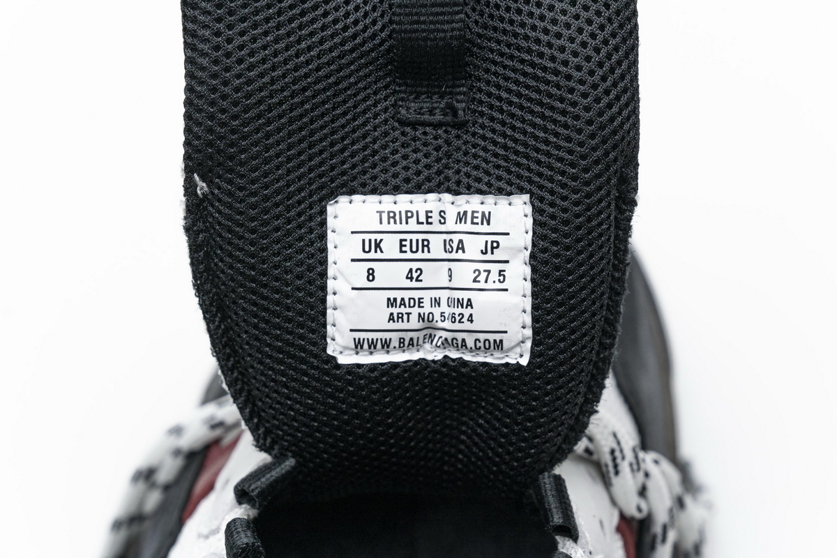 Balenciaga Triple S Black Brown Red  541624 W09O1 2268