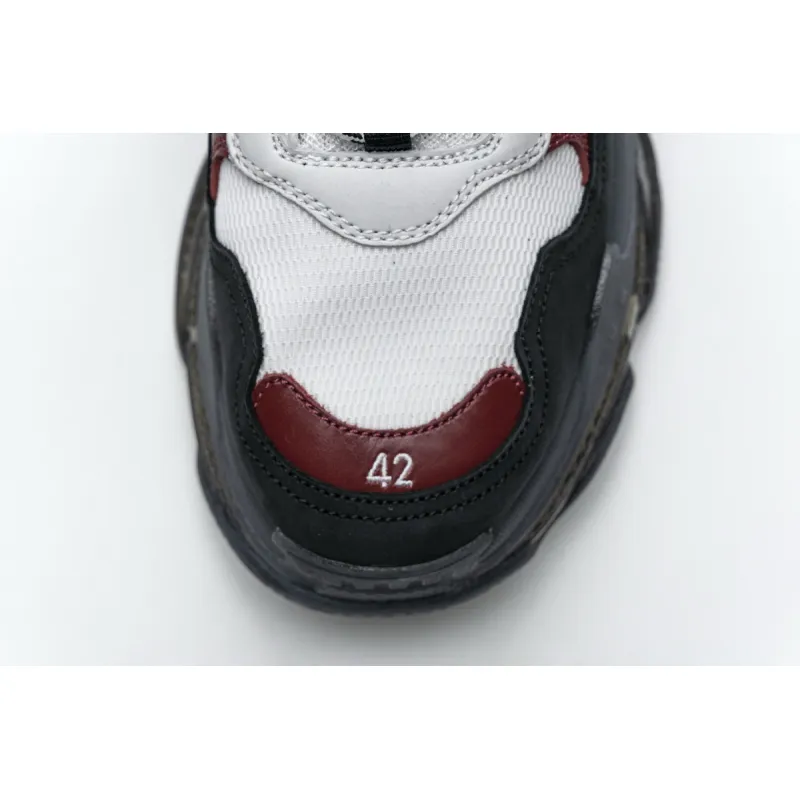 Balenciaga Triple S Black Brown Red  541624 W09O1 2268