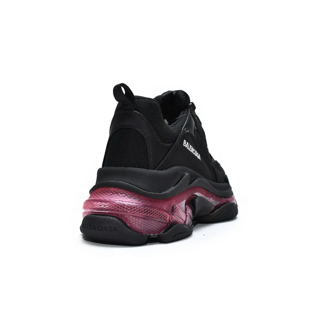 Balenciaga Triple S Black Claret Red 544351 W0901 9011 