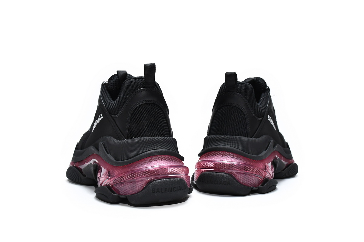 Balenciaga Triple S Black Claret Red 544351 W0901 9011 