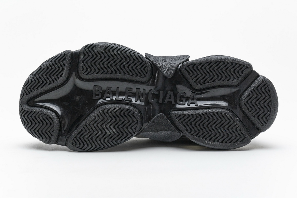 Balenciaga Triple S Black Silver 541624 W09E1 7320