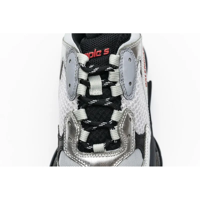 Balenciaga Triple S Black Silver 541624 W09E1 7320