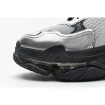 Balenciaga Triple S Black Silver 541624 W09E1 7320