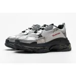 Balenciaga Triple S Black Silver 541624 W09E1 7320